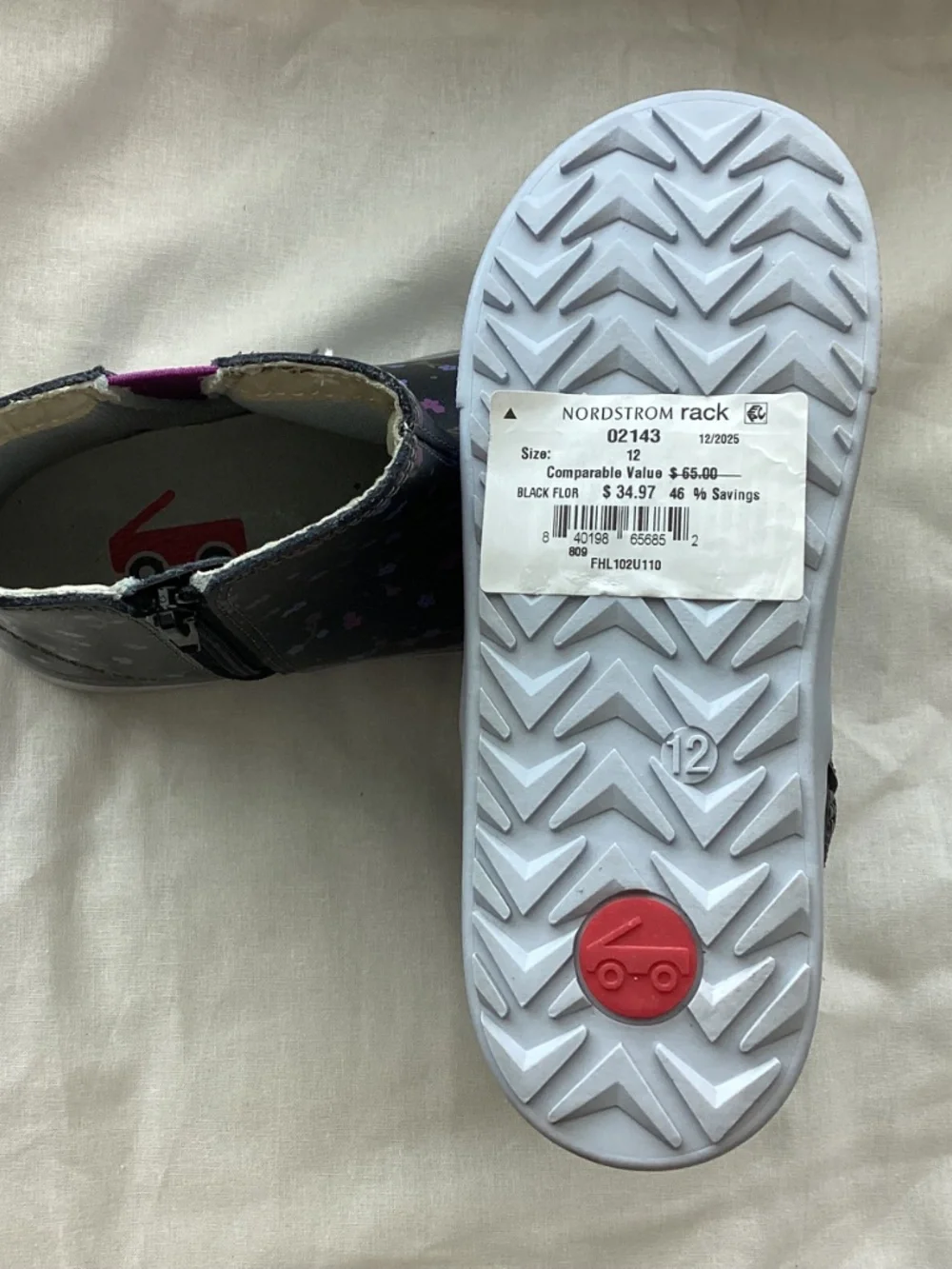 See Kai Run Kids' Keegan II High Top Sneaker, size 12